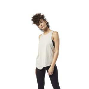 Reebok Muscle Muskelshirt Damen - Beige - DE 534-XBN